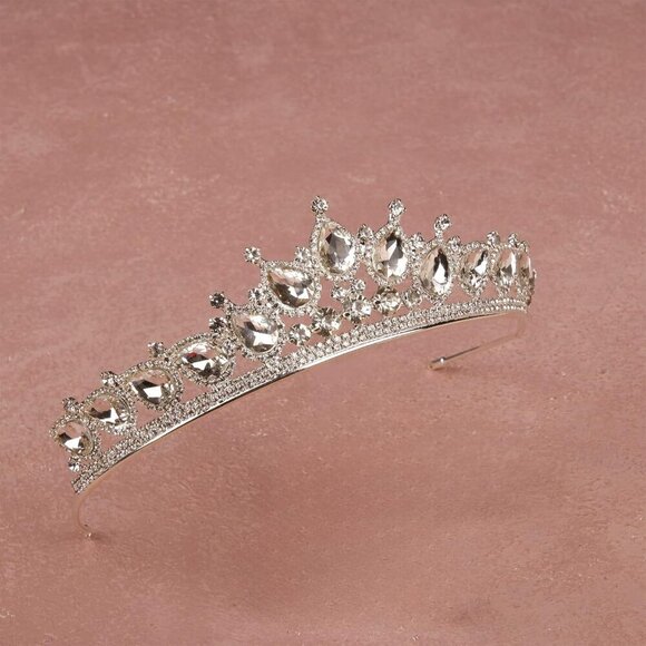 Women's Tiara-Crown for Henna Wedding Party | Glitter Hair Accessories for Brida - Picture 9 of 9